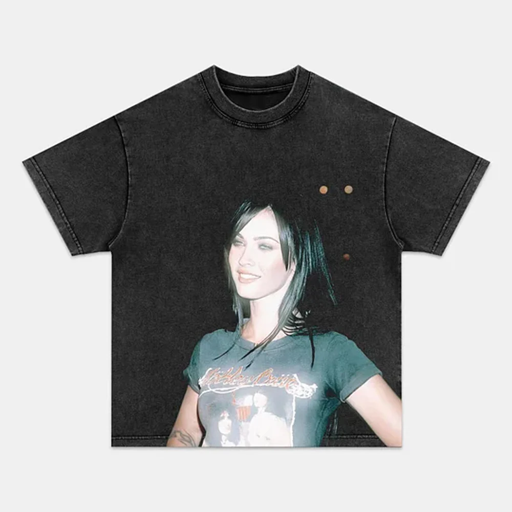 Megan Fox Effortless Style Vintage Graphic Tee - Image 2