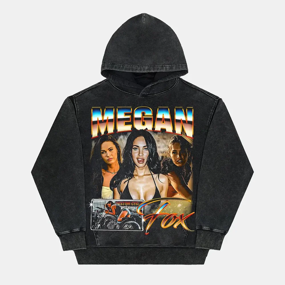 Megan Fox Retro Bold Collage Graphic Tees - Image 4