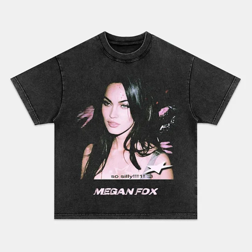 Megan Fox "So Silly" Graphic Tee Fun Fashion - Image 2