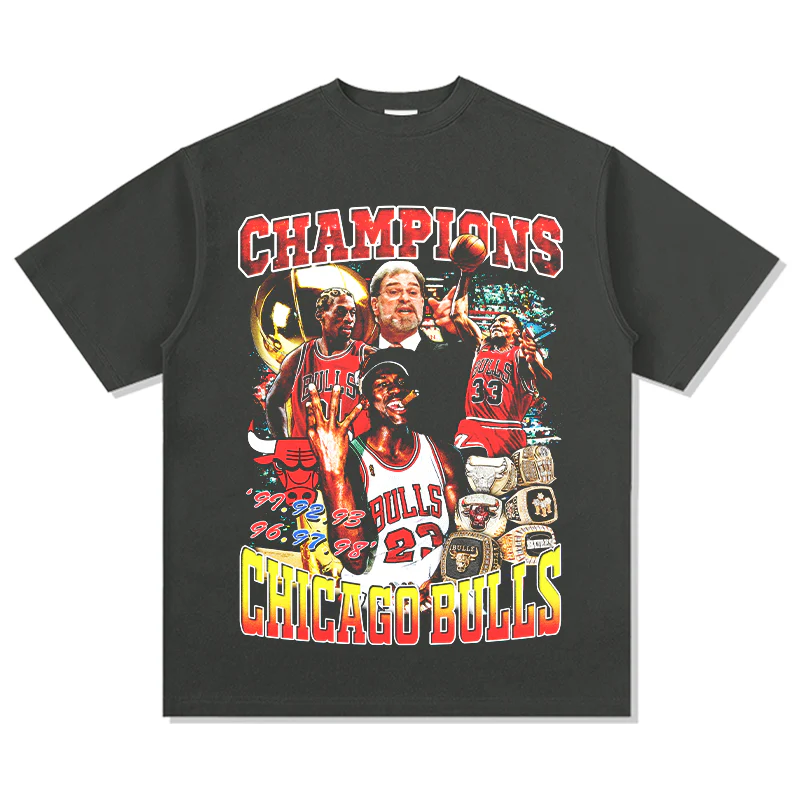Champions Chicago Bulls TEE NBA - Image 2