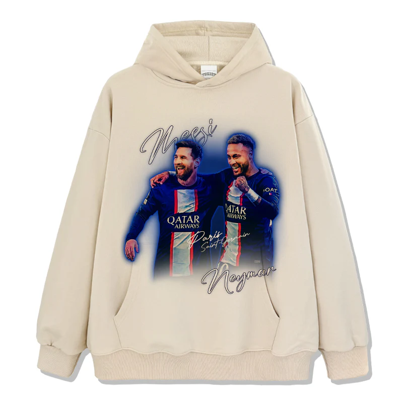 Messi, Neymar "Paris Saint-Germain" Hoodie - Image 4