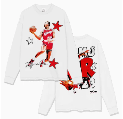 Michael Jordan Sweatshirt NBA 2024 - Image 2