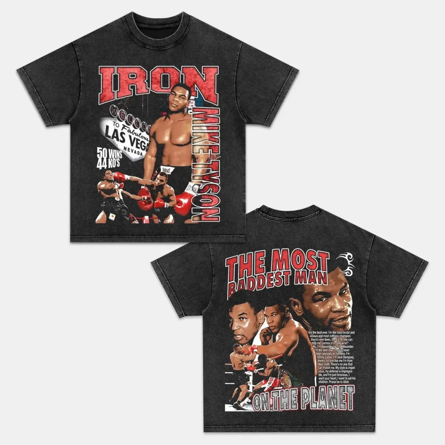 Mike Tyson Back Design TEE - Image 2