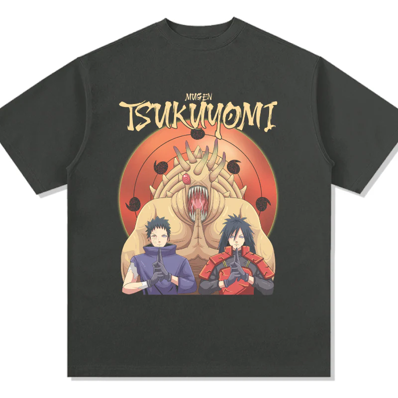 Mugen Tsukuyomi Obito and Madara "Anime" TEE - Image 2