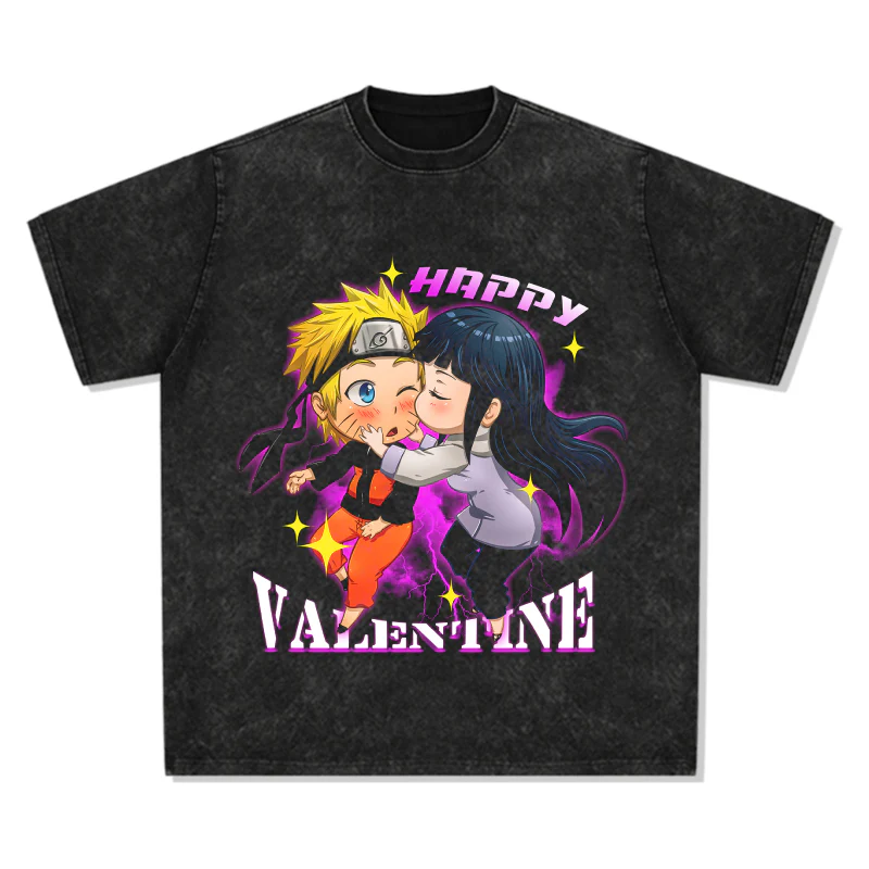 Naruto and Hinata Happy Valentine "Anime" TEE - Image 2