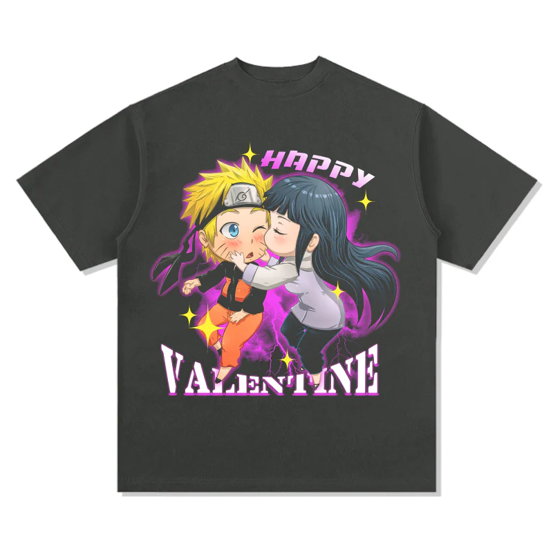 Naruto and Hinata Happy Valentine "Anime" TEE - Image 3