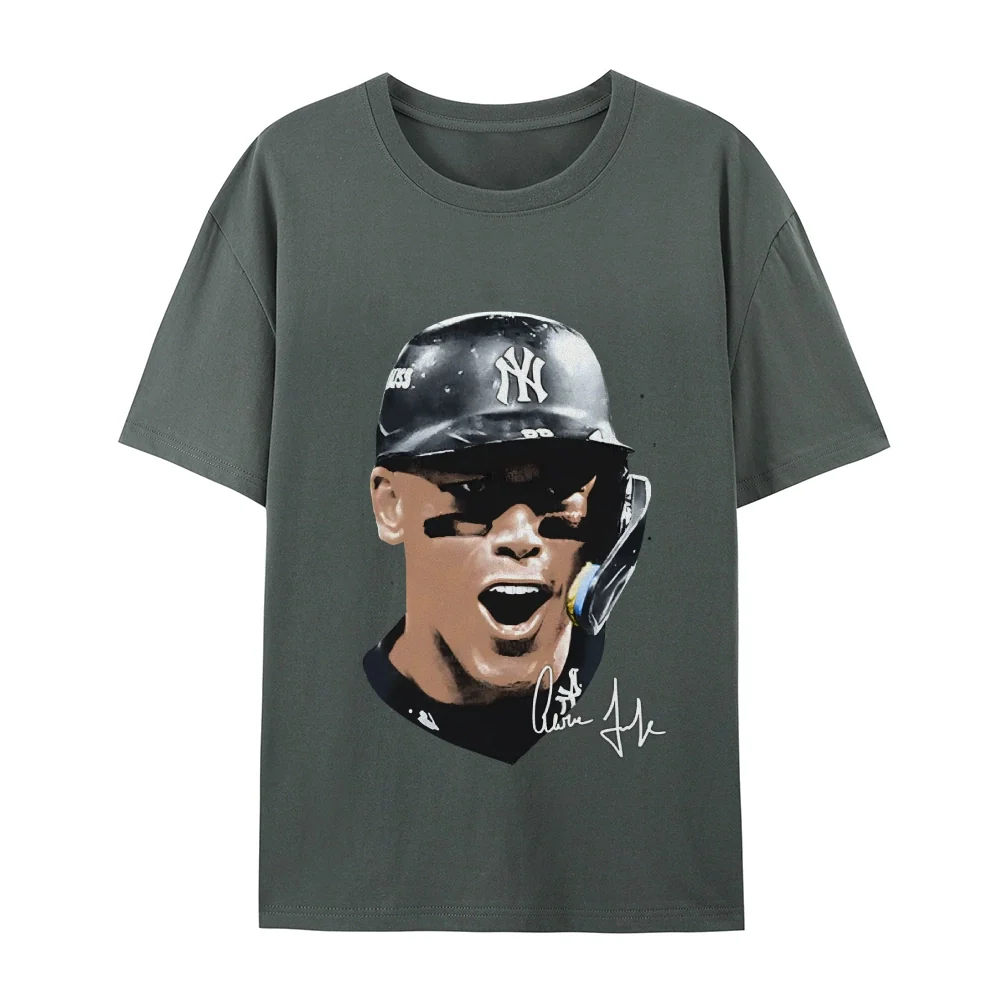 New York Yankees Aaron Judge Back Design TEE - Image 5