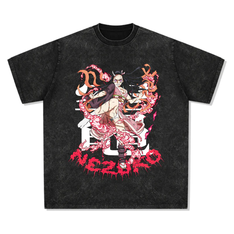Nezuko Kamado Demon Slayer: Kimetsu no Yaiba "Anime" TEE - Image 2