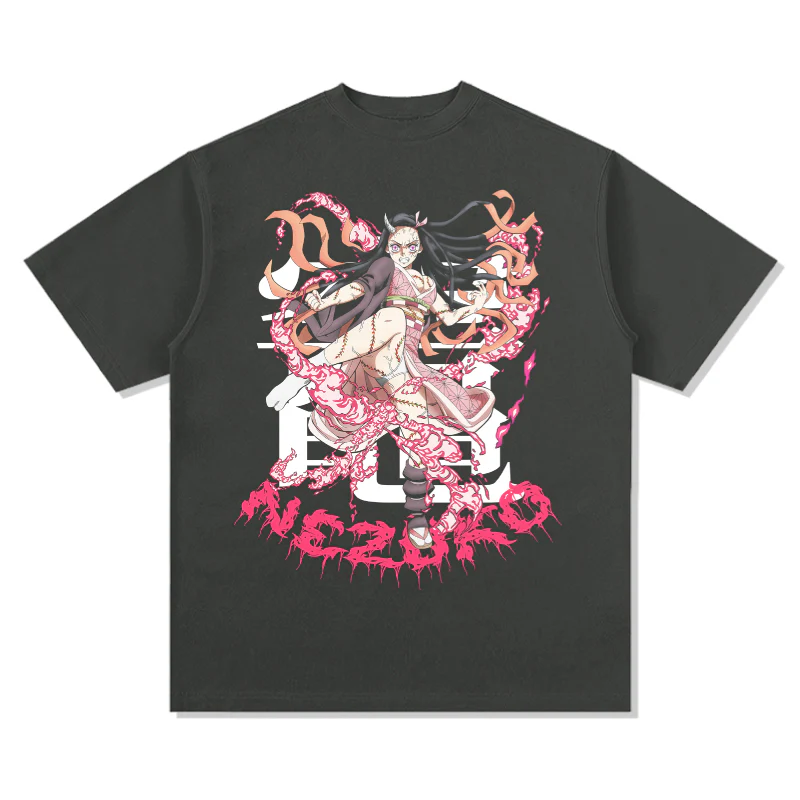 Nezuko Kamado Demon Slayer: Kimetsu no Yaiba "Anime" TEE - Image 3