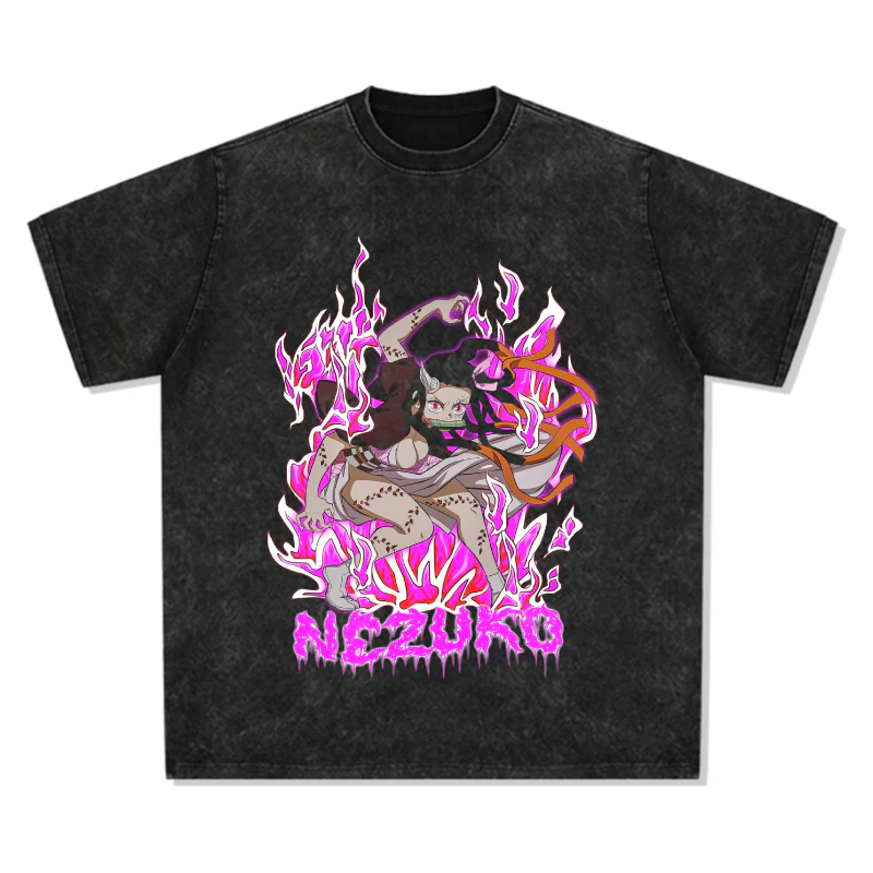 Nezuko Kamado Demon Slayer: Kimetsu no Yaiba "Anime" TEE - Image 2