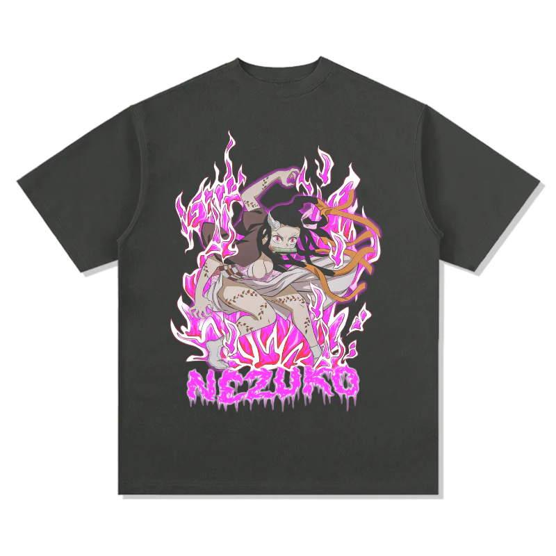 Nezuko Kamado Demon Slayer: Kimetsu no Yaiba "Anime" TEE - Image 3