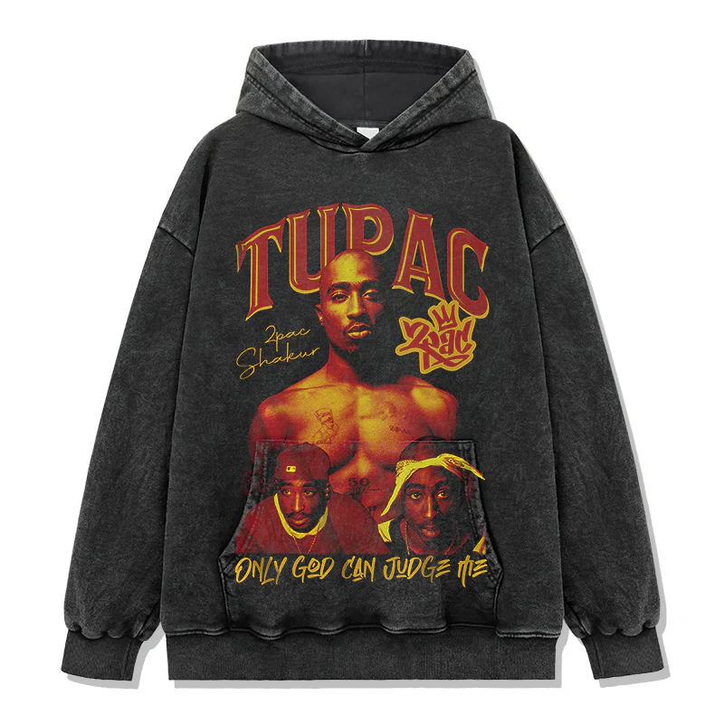 Only God Can Judge Me By Tupac Shakur Hoodie - Image 2