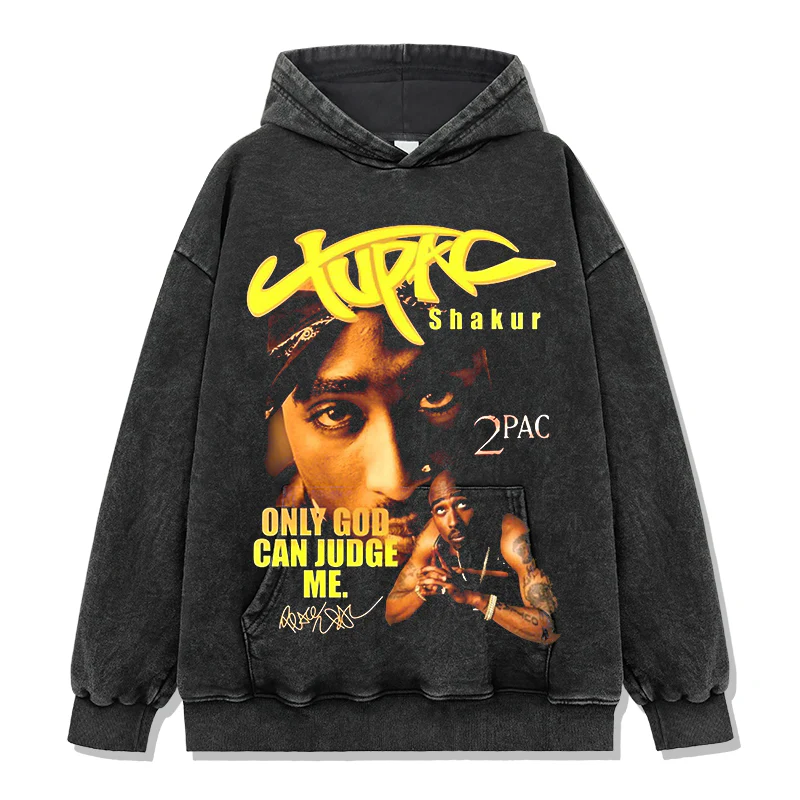 Only God Can Judge Me By Tupac Shakur Signature Hoodie - Image 2