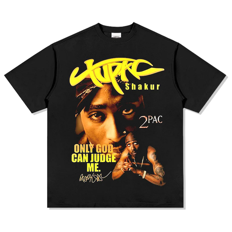 Only God Can Judge Me By Tupac Shakur Signature TEE