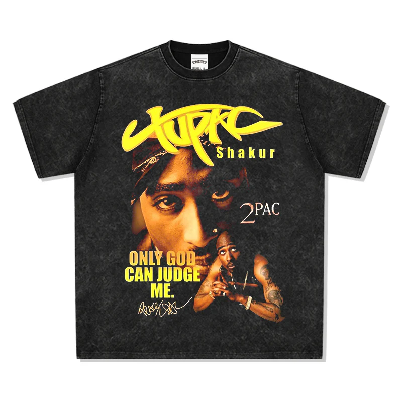 Only God Can Judge Me By Tupac Shakur Signature TEE - Image 3