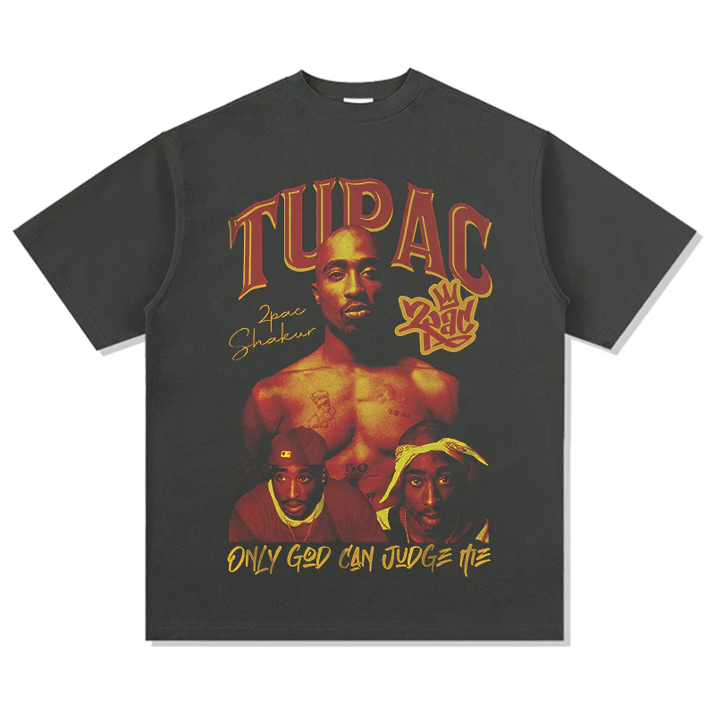 Only God Can Judge Me By Tupac Shakur TEE - Image 2