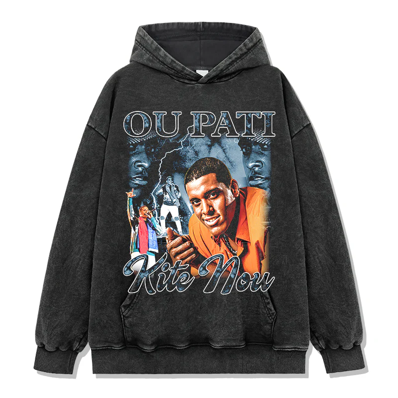 OU PATI KITE NOW By Mika Benjamin HOODIE - Image 2