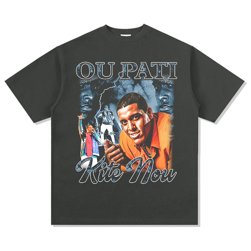 OU PATI KITE NOW By Mika Benjamin TEE - Image 2