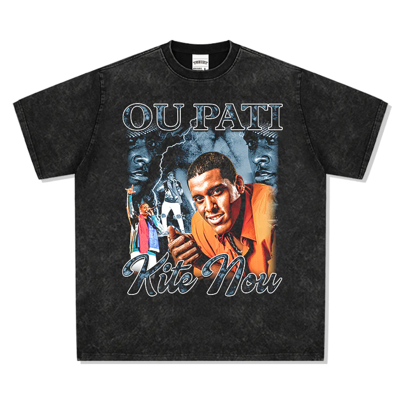 OU PATI KITE NOW By Mika Benjamin TEE - Image 3