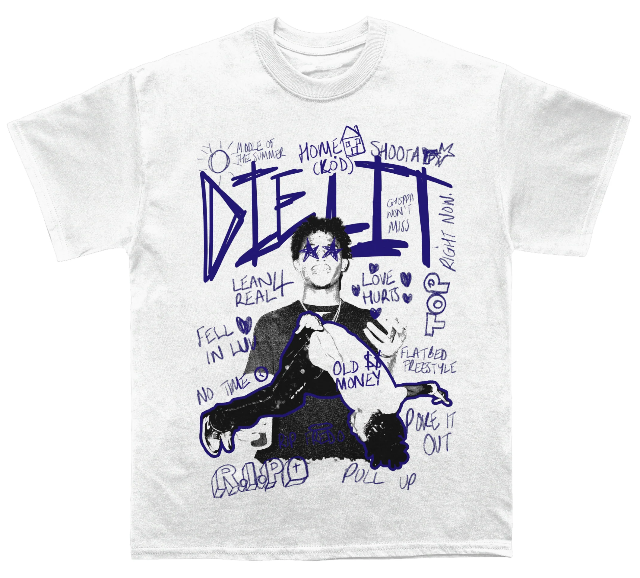Playboi Carti "Die Lit" Sketchbook TEE