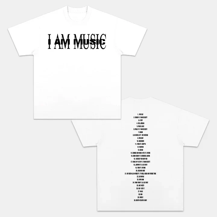 Playboi Carti “I AM MUSIC” Dual-Sided Graphic Tee - Image 9