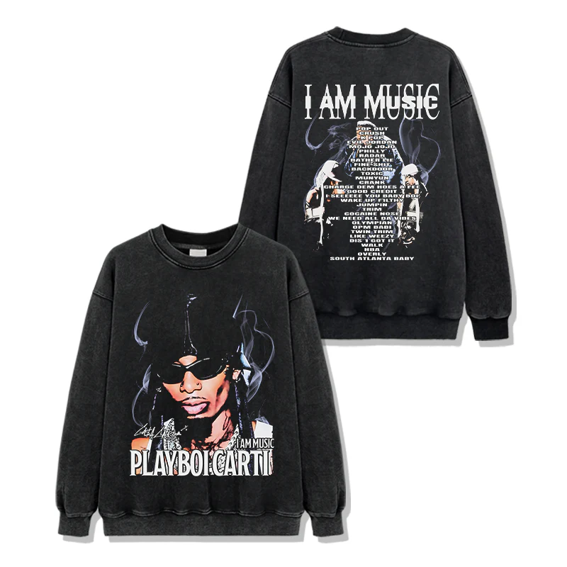 Playboi Carti "I Am Music" Sweatshirt - Image 2