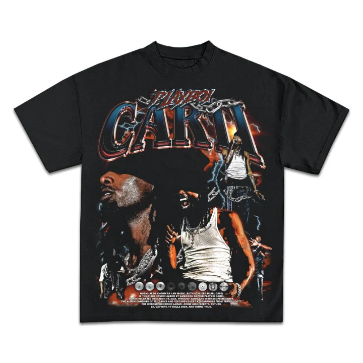 Playboi Carti Back Design Graphic TEE - Image 2