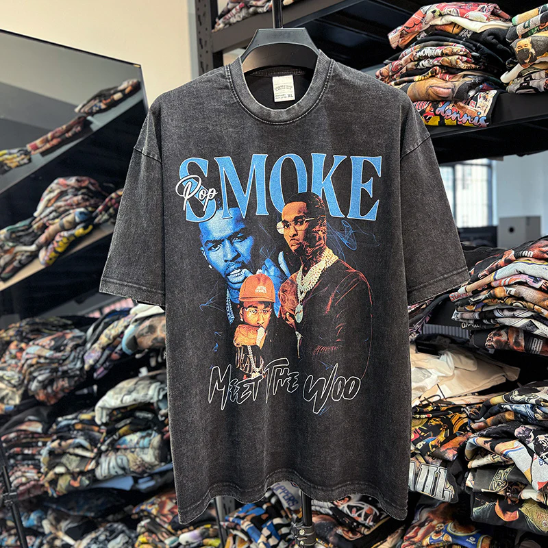 POP SMOKE "MEET THE WOO" PREMIUM TEE 2024 - Image 2