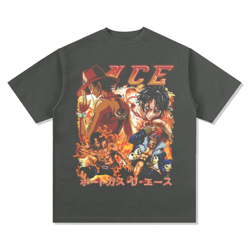 Portgas D Ace One Piece "Anime" TEE - Image 2