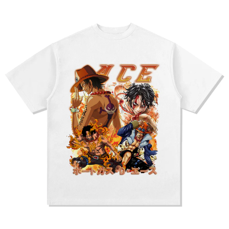 Portgas D Ace One Piece "Anime" TEE - Image 4