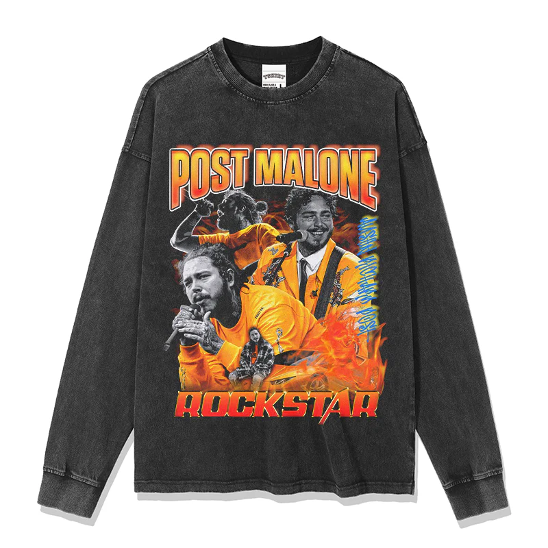 POST MALONE "ROCKSTAR" SWEATSHIRT 2024 - Image 3