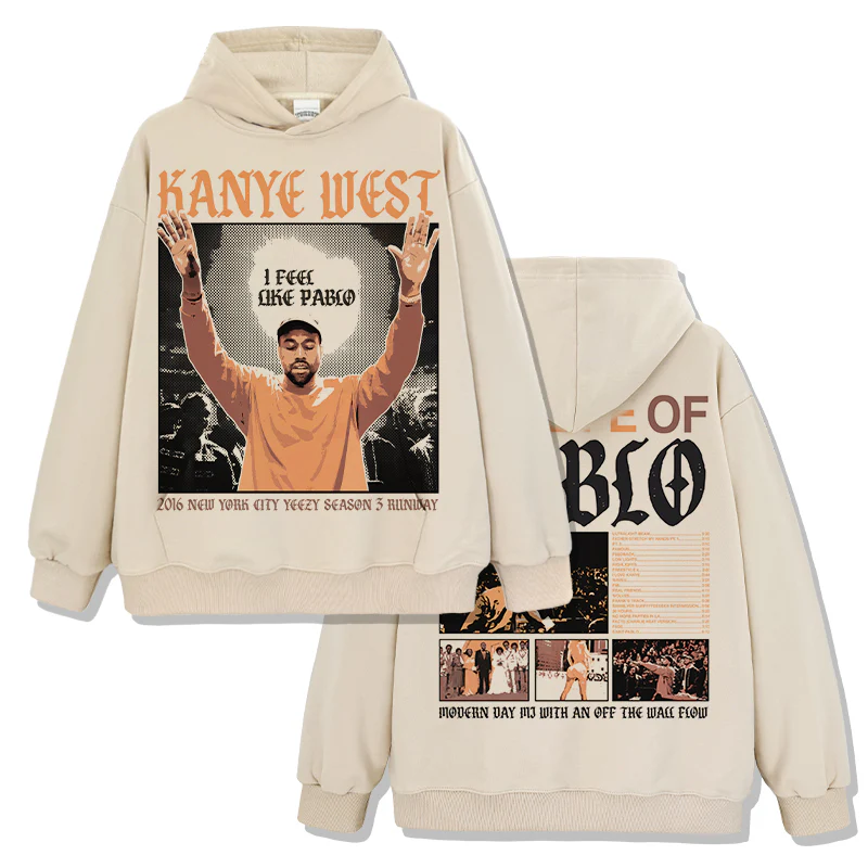 Rapper Kanye West Hoodie - Image 3