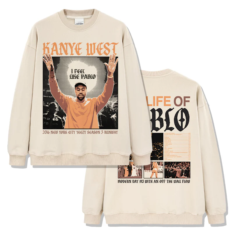 Rapper Kanye West Sweatshirt - Image 3