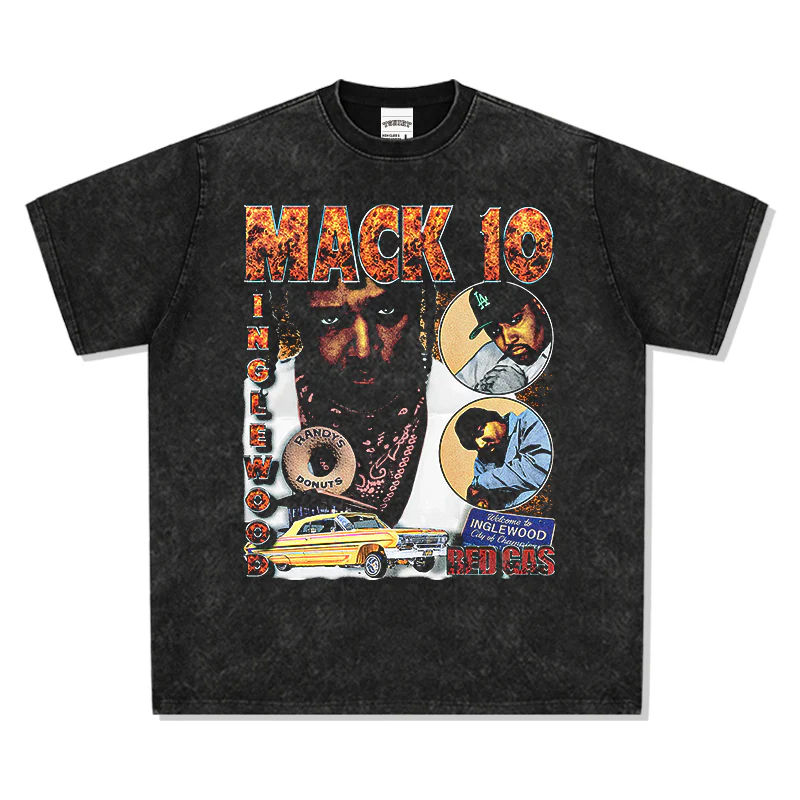 Red Gas By Mack 10 Tee - Image 3