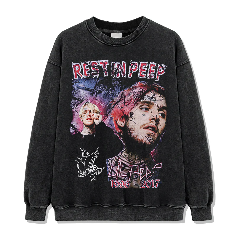 Rest in Peep by Lil Peep Sweatshirt - Image 2