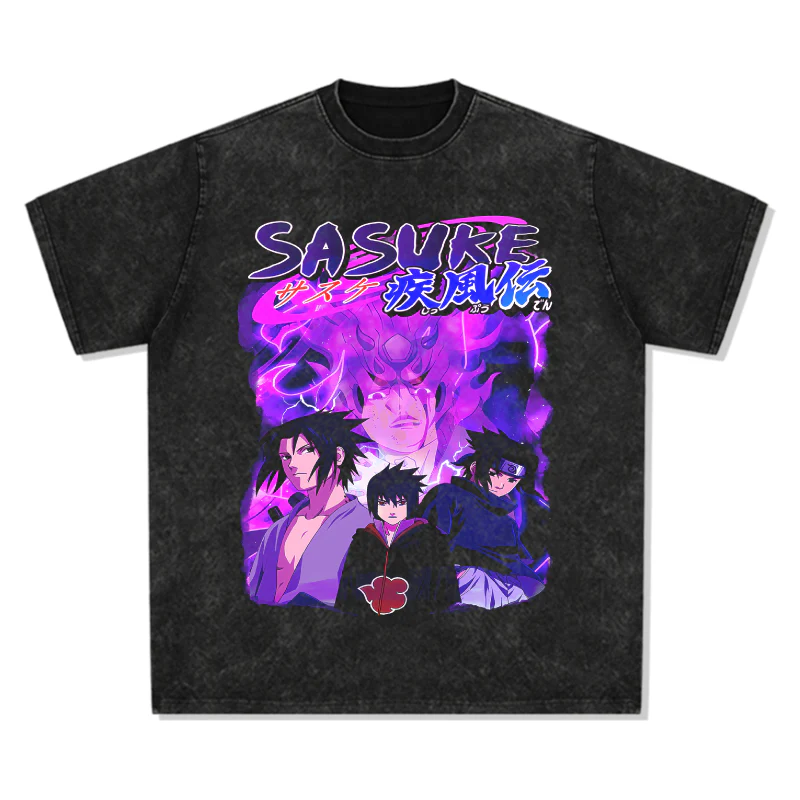 Sasuke Uchiha Naruto "Anime" TEE - Image 3