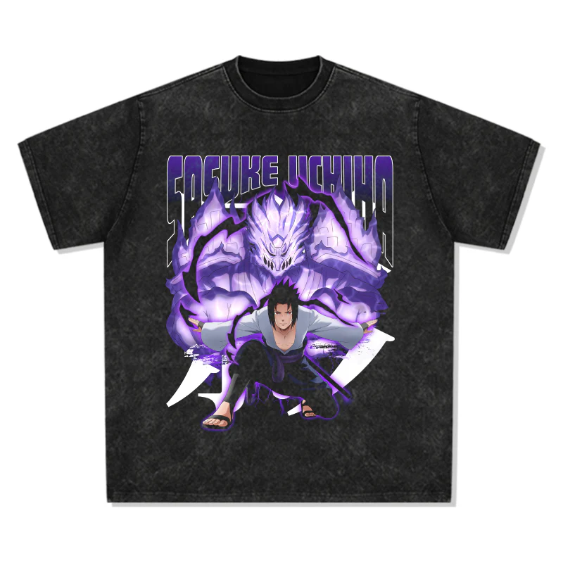 Sasuke Uchiha Naruto "Anime" TEE - Image 2