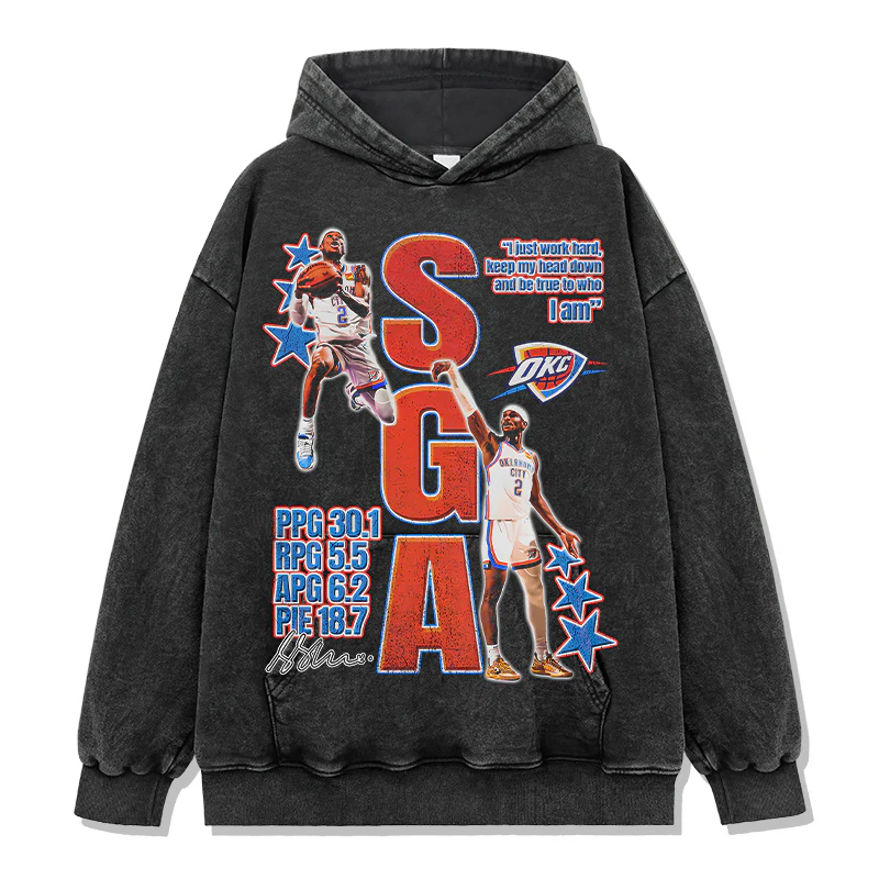 Shai Gilgeous-Alexander HOODIE NBA - Image 2
