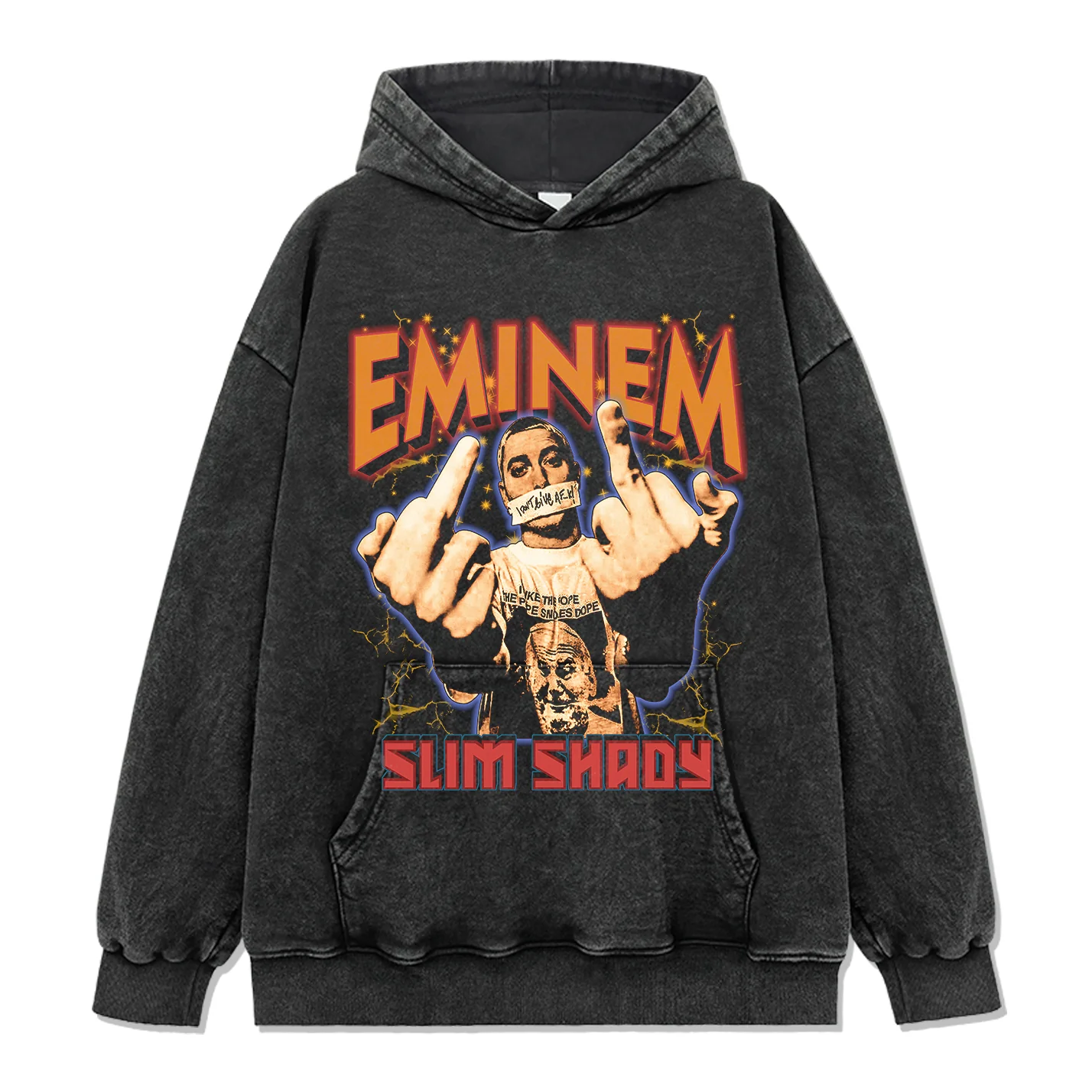 Slim Shady By Eminem Houdini Hoodie - Image 3