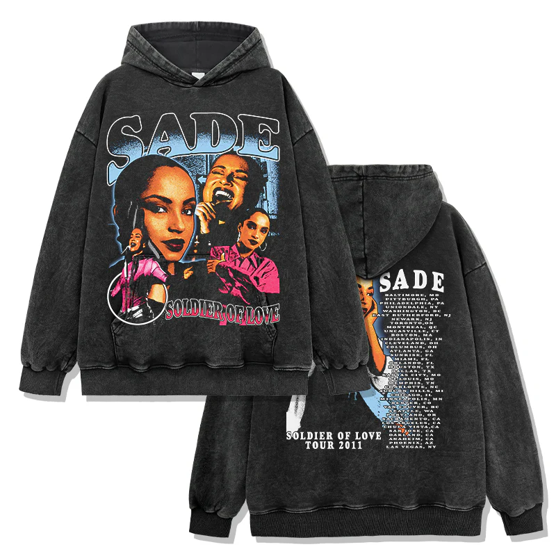 Soldier of Love By Sade Hoodie - Image 2