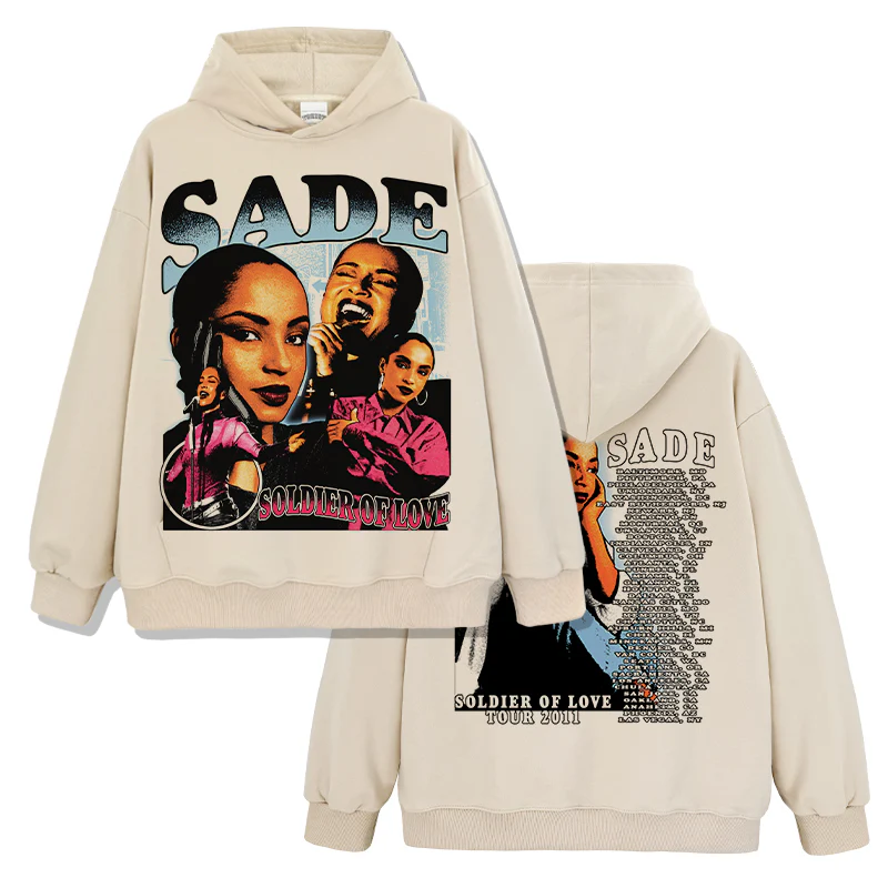 Soldier of Love By Sade Hoodie - Image 3