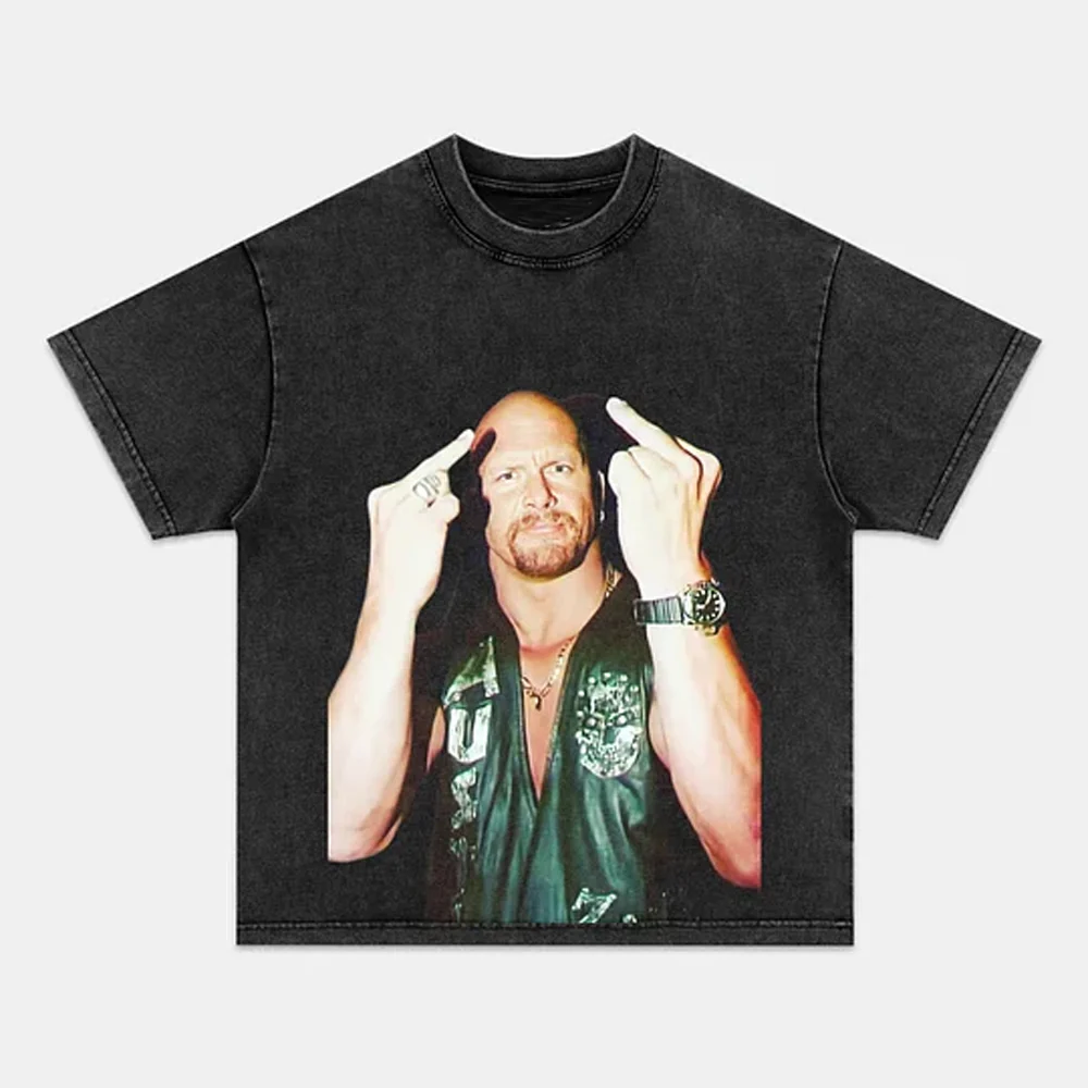Stone Cold Steve Austin Graphic Tee Legendary Style - Image 2