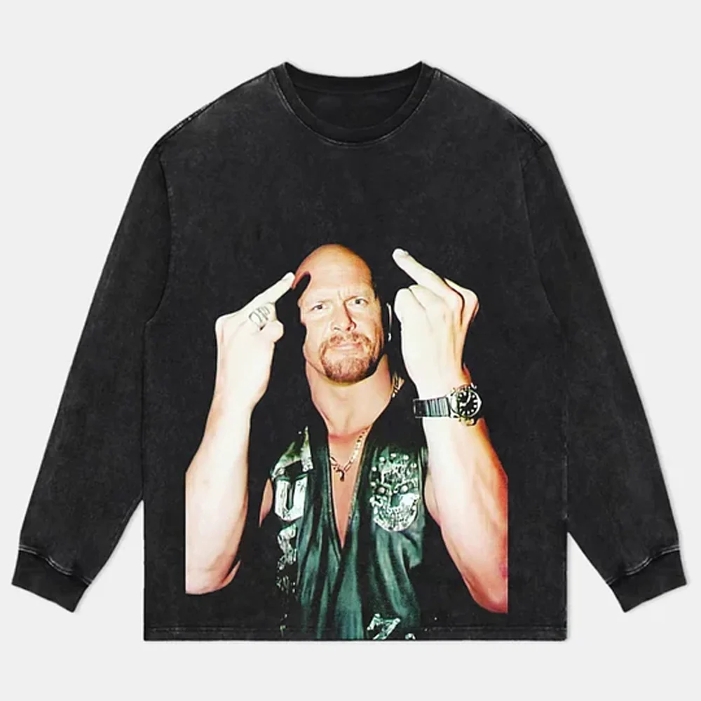 Stone Cold Steve Austin Graphic Tee Legendary Style - Image 6