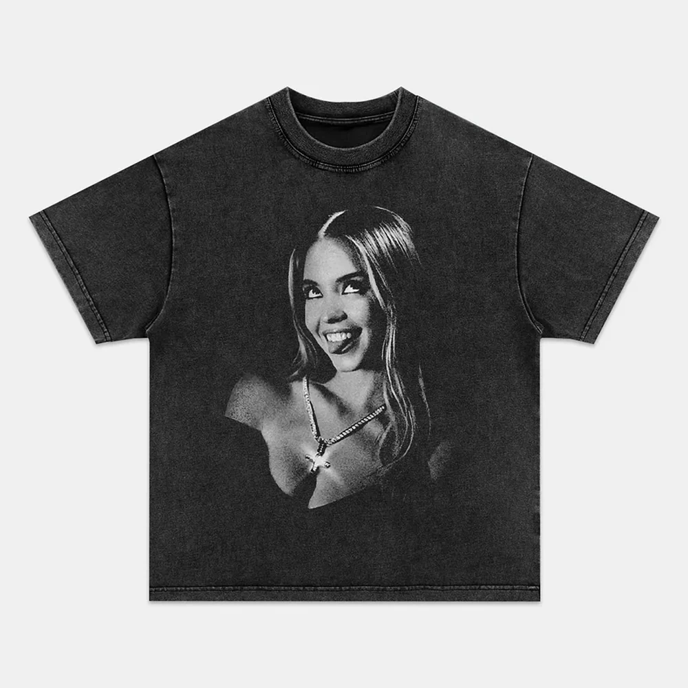 Sydney Sweeney Black & White Glam Tee - Image 6