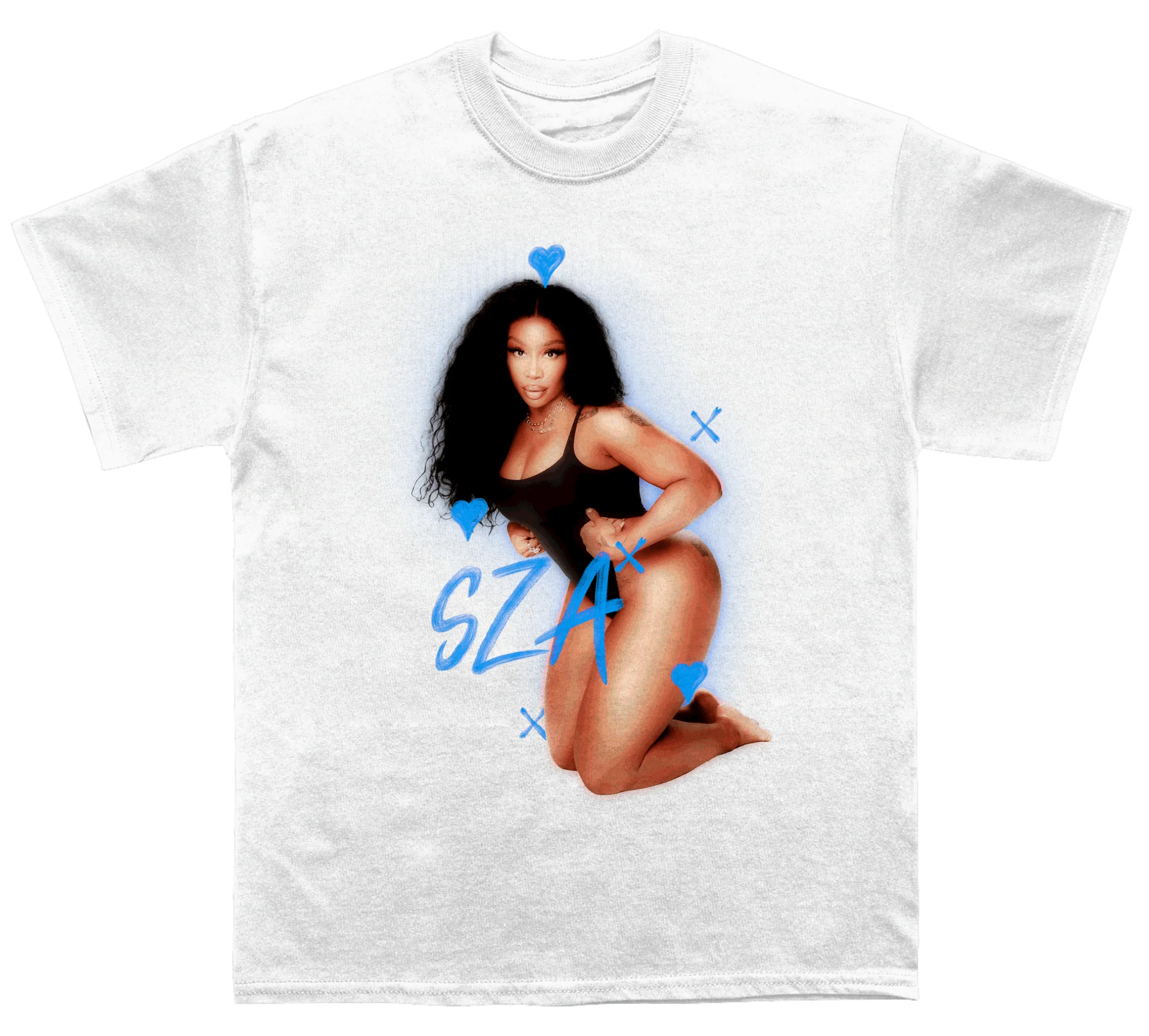 Sza "Blue Hearts" TEE