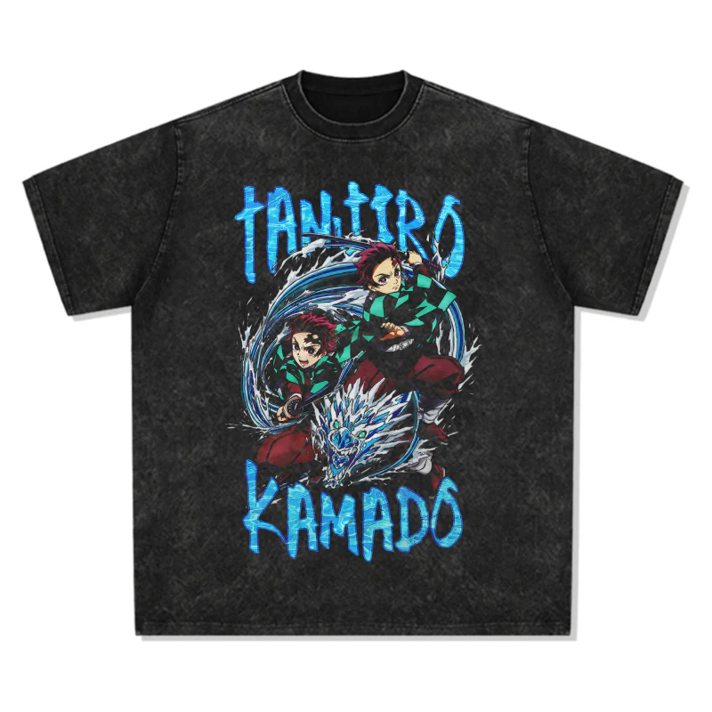 Tanjiro Kamado Demon Slayer: Kimetsu no Yaiba "Anime" TEE - Image 3