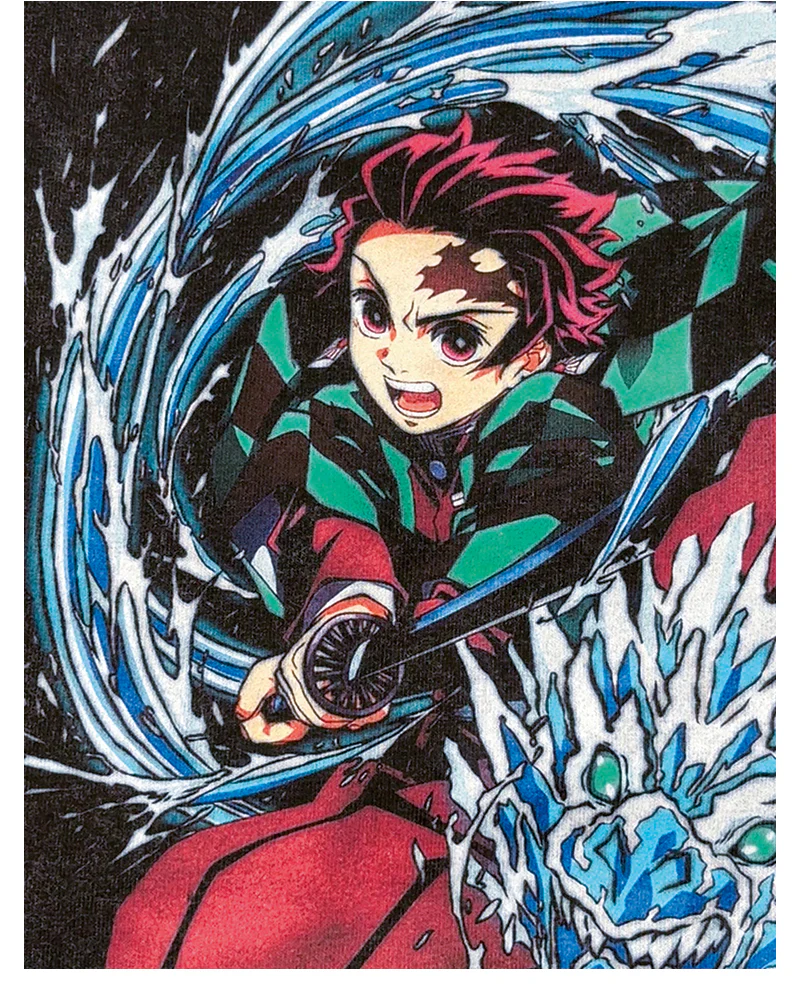 Tanjiro Kamado Demon Slayer: Kimetsu no Yaiba "Anime" TEE - Image 5