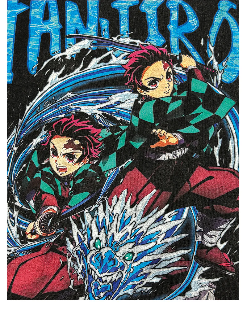 Tanjiro Kamado Demon Slayer: Kimetsu no Yaiba "Anime" TEE - Image 7