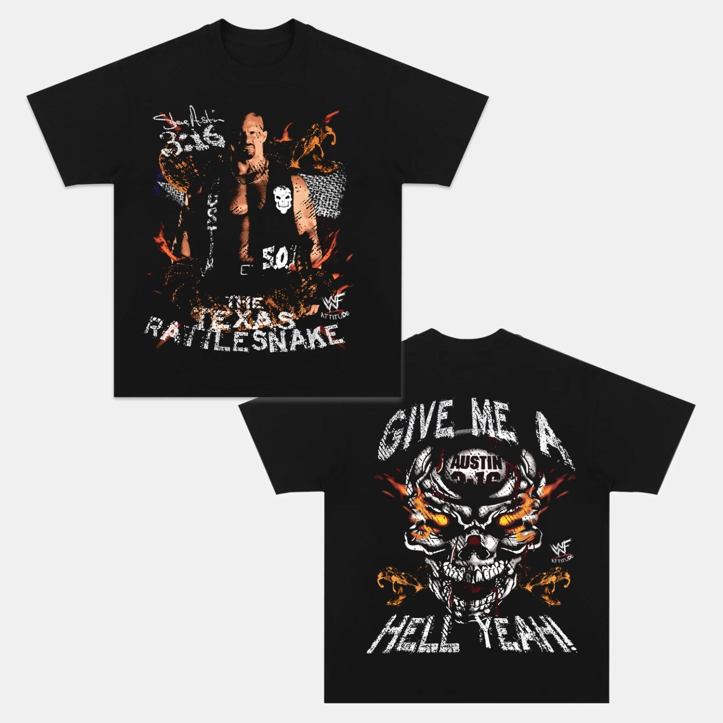 Texas Rattlesnake Back Design TEE