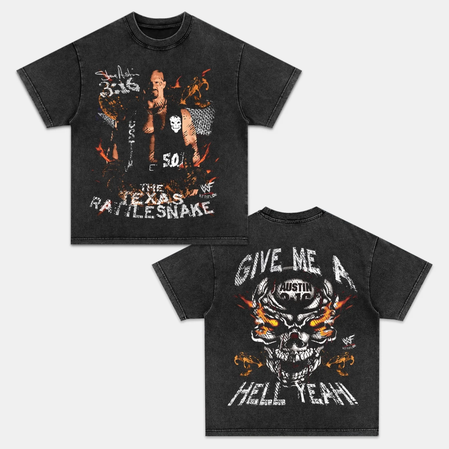 Texas Rattlesnake Back Design TEE - Image 2